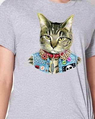 Punk Cat T Shirt - Berkley Ill