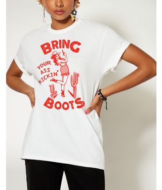 Ass Kickin' Boots T Shirt - The Whiskey Ginger