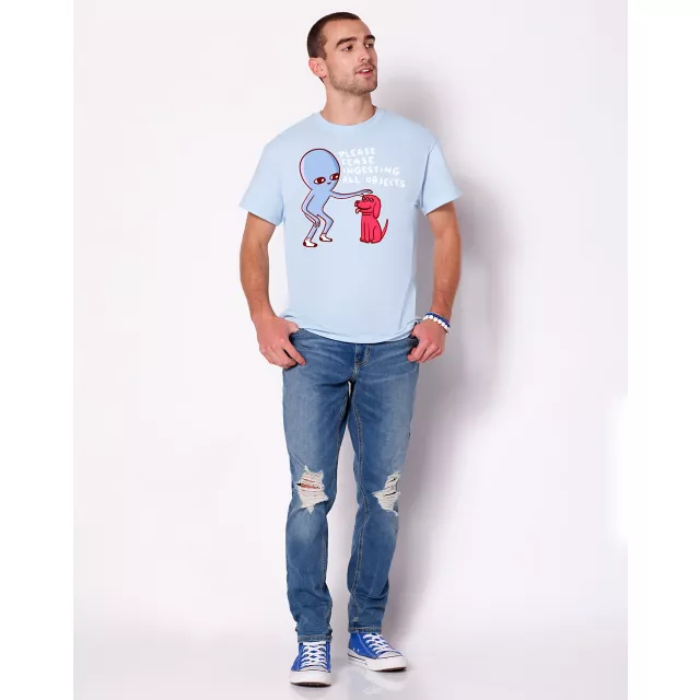 Please Cease Ingesting Objects T Shirt - Nathan W. Pyle at Spencer's