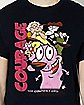Courage the Cowardly Dog Bootleg T Shirt