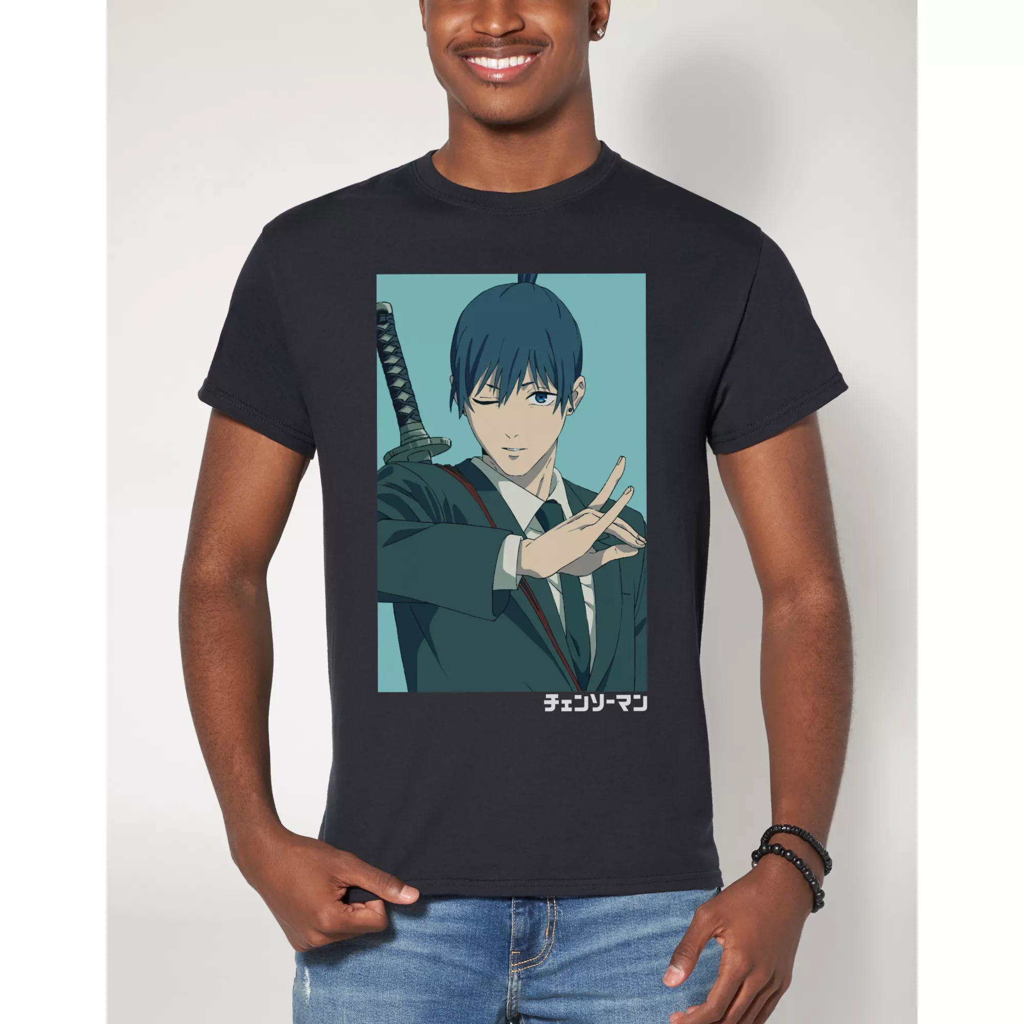 Chainsaw Man Aki T Shirt at Spencer's