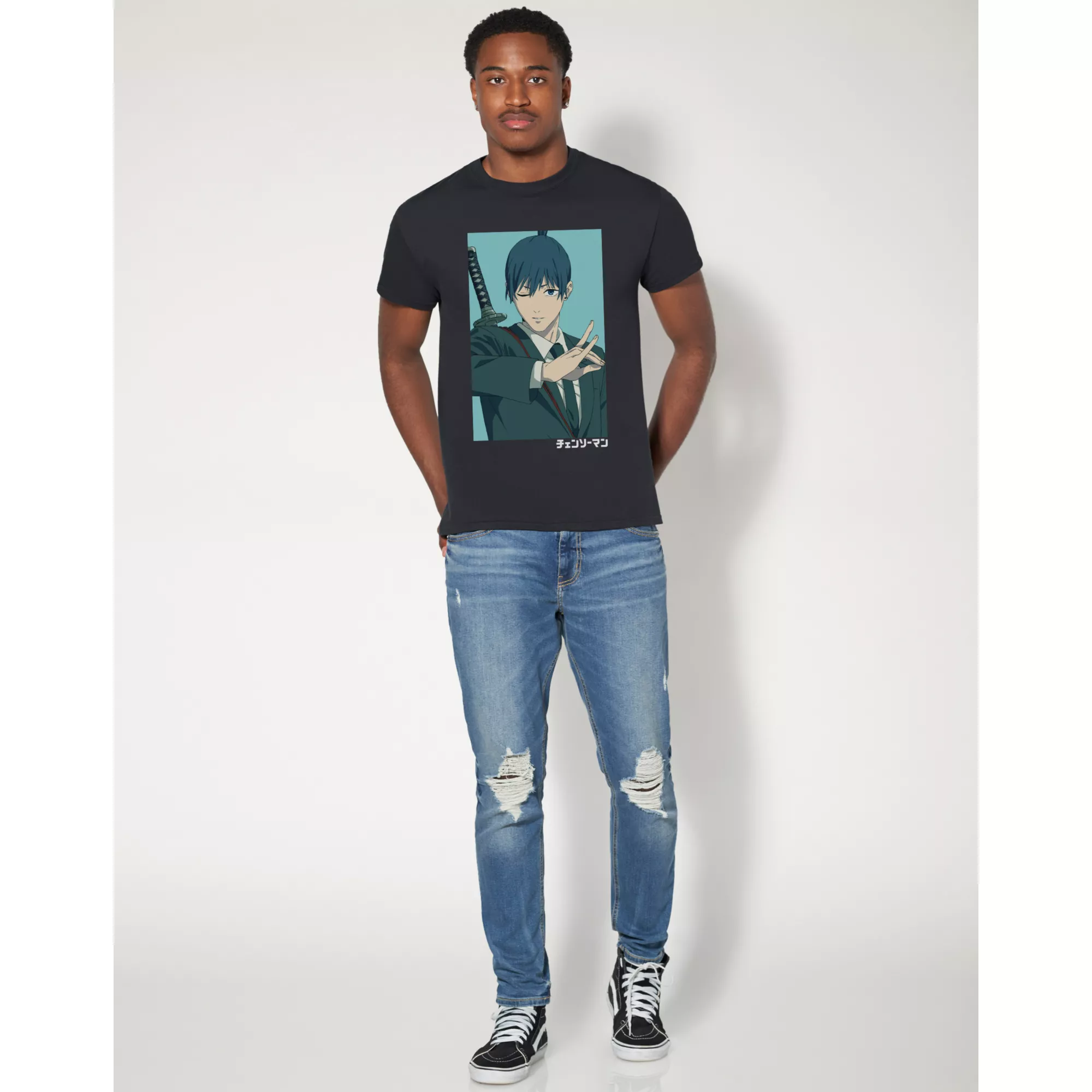 Chainsaw Man Aki T Shirt at Spencer's