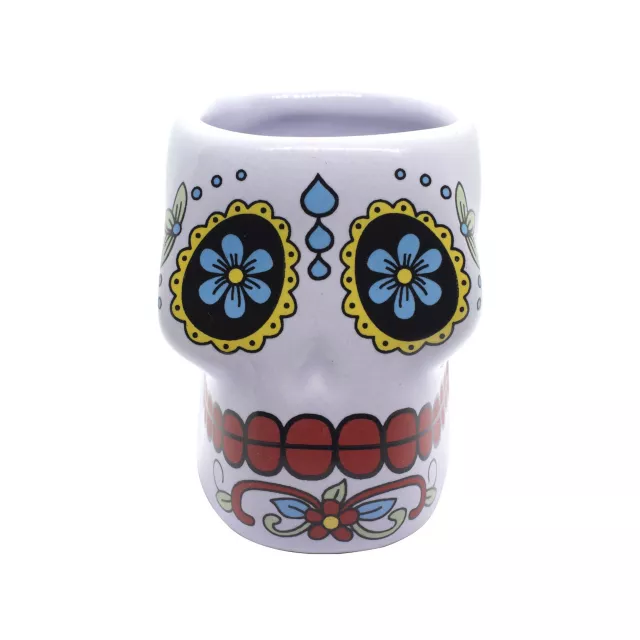 Skull Art Shot Glass - 1.75 oz. at Spencer's