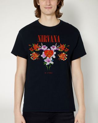 Nirvana In Utero Flower T Shirt - Spencer's