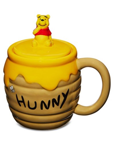 Molded Winnie the Pooh Lid Coffee Mug - oz
