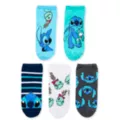 Stitch No Show Socks 5 Pack - Lilo & Stitch at Spencer's