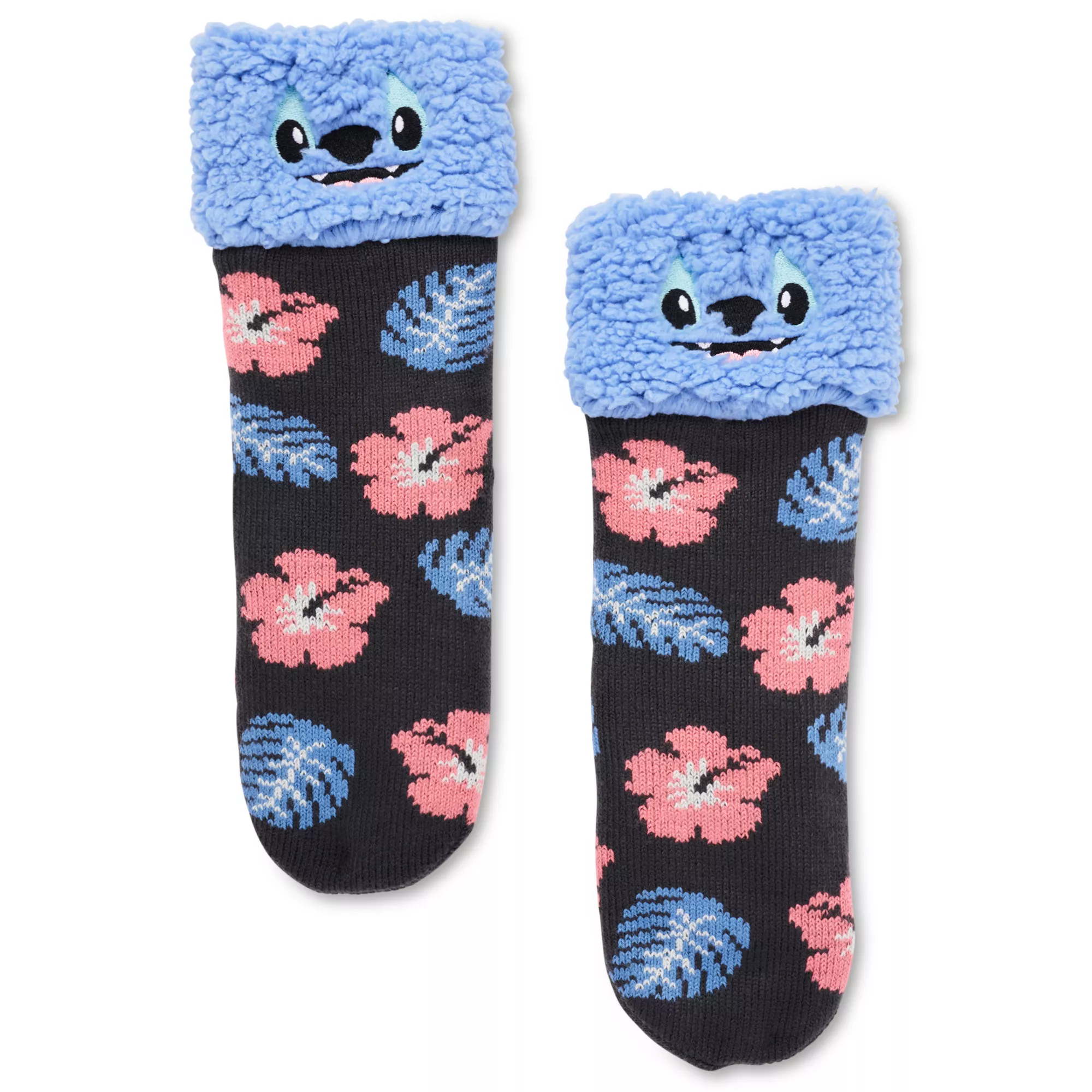 Stitch Fuzzy Crew Socks - Lilo & Stitch at Spencer's