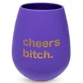 Cheers Bitch Stemless Wine Glass - 12 oz. at Spencer's