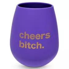 Cheers Bitch Stemless Wine Glass - 12 oz. at Spencer's