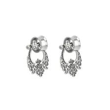 Silvertone Filigree Dangle Double Flare Tunnels at Spencer's