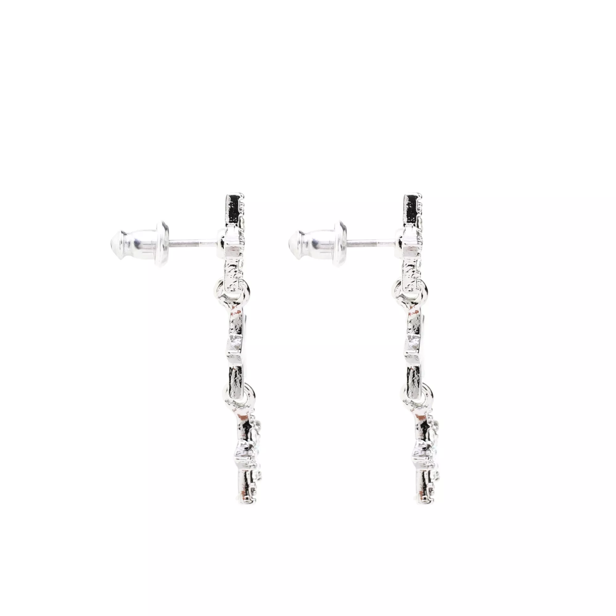 CZ Three Star Dangle Earrings- 20 Gauge at Spencer's