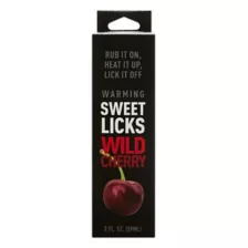 Warming Wild Cherry Flavored Glide 2 oz. - Sweet Licks at Spencer's