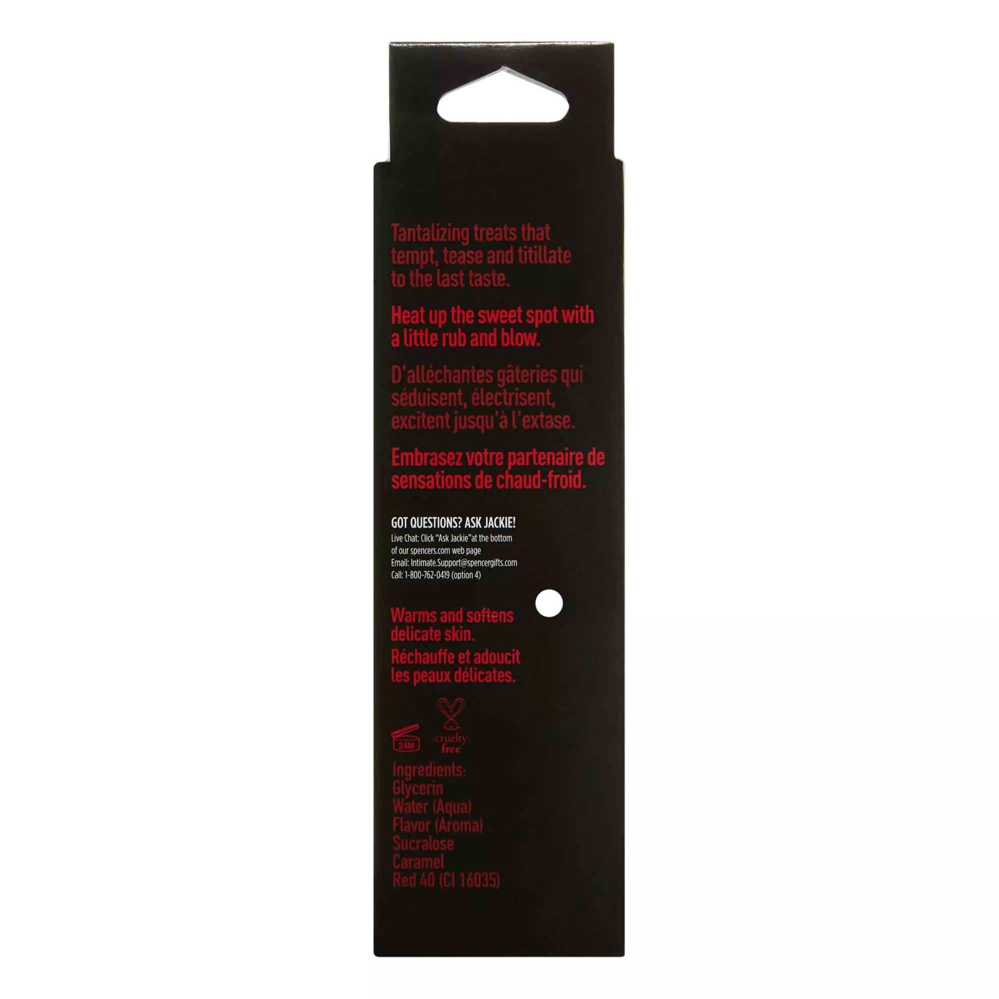 Warming Wild Cherry Flavored Glide 2 oz. - Sweet Licks at Spencer's