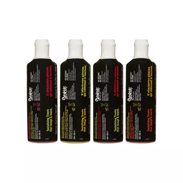Warming Exotic Fruit Flavored Glide Sweet Licks 4 Pack - 1 oz.