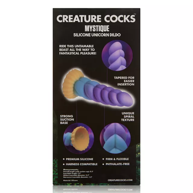 Creature Cocks Mystique Unicorn Dildo at Spencer's