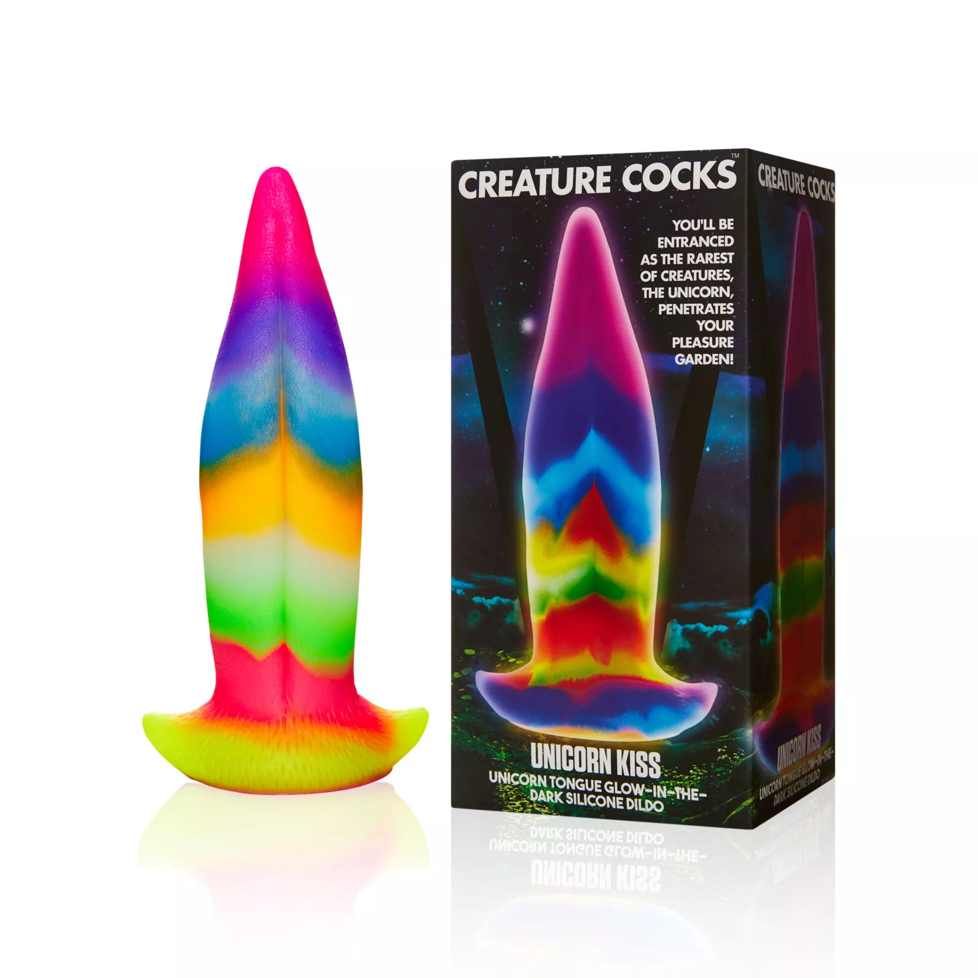 Creature Cocks Unicorn Kiss Glow in the Dark Dildo at Spencer's