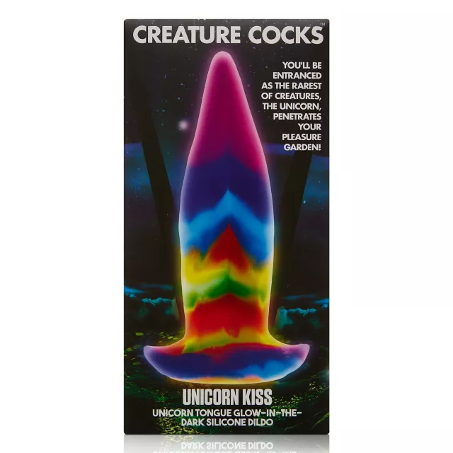 Creature Cocks Unicorn Kiss Glow in the Dark Dildo - 8.4 Inch at Spencer's