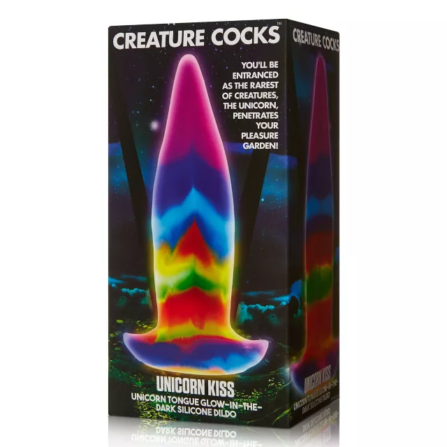 Creature Cocks Unicorn Kiss Glow in the Dark Dildo - 8.4 Inch at Spencer's