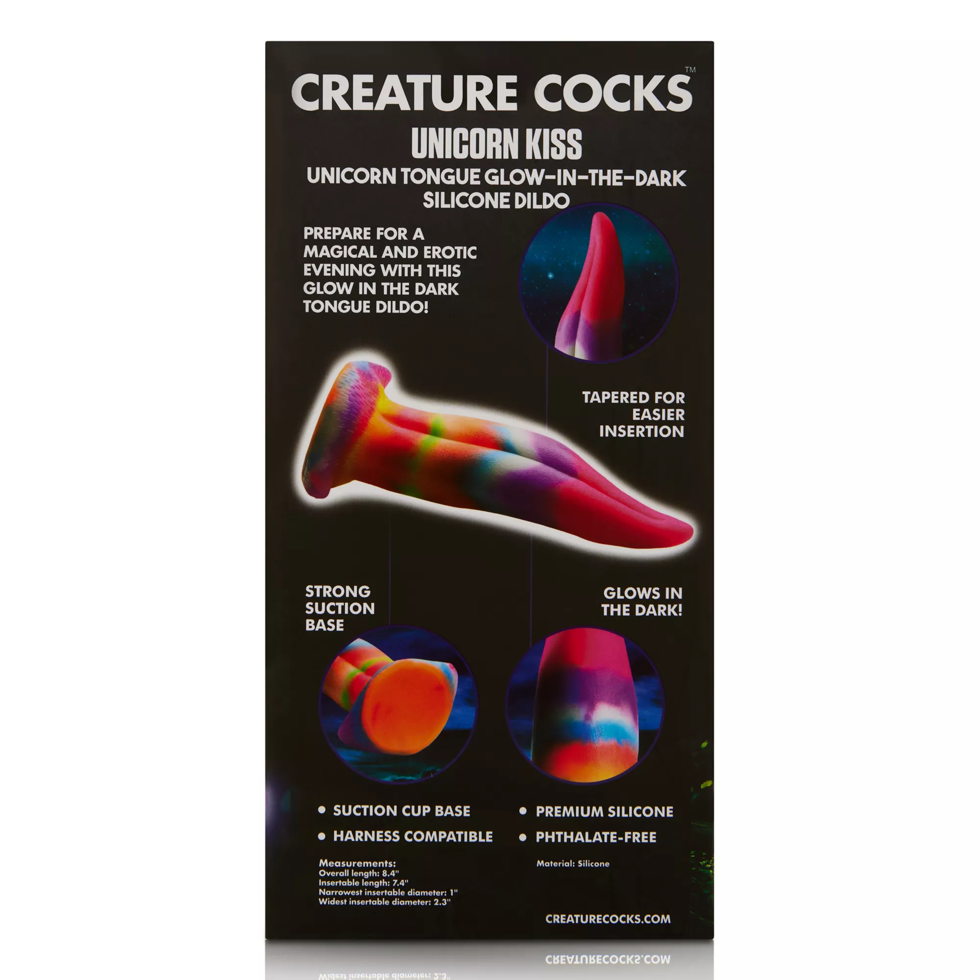 Creature Cocks Unicorn Kiss Glow in the Dark Dildo at Spencer's