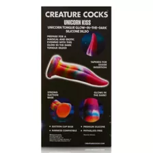 Creature Cocks Unicorn Kiss Glow in the Dark Dildo - 8.4 Inch at Spencer's