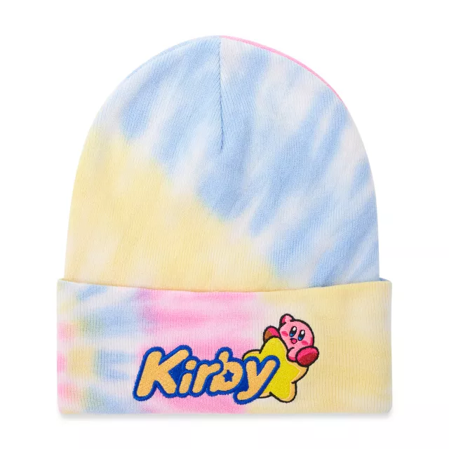 Kirby Tie Dye Cuff Beanie Hat at Spencer's