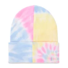 Kirby Tie Dye Cuff Beanie Hat at Spencer's