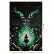 Alice in Wonderland Black Light Poster at Spirit Halloween