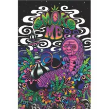 Smoke Me Black Light Poster at Spirit Halloween