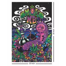 Smoke Me Black Light Poster at Spirit Halloween