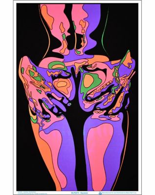Butt Squeeze Black Light Poster - Spencer's
