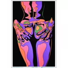 Butt Squeeze Black Light Poster at Spirit Halloween