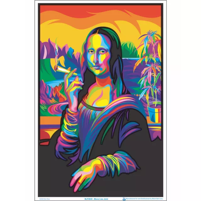 Mona Lisa Smoking Poster at Spencer's