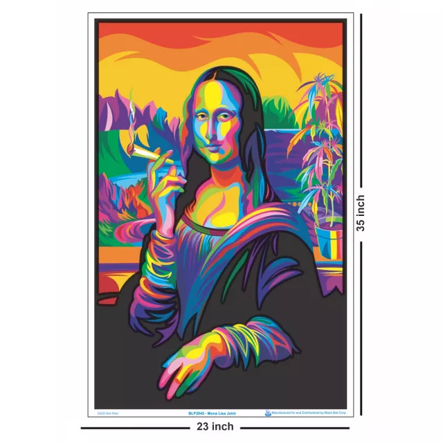 Mona Lisa Smoking Poster at Spencer's