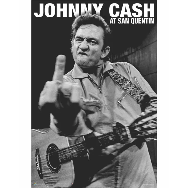 Johnny Cash San Quentin Poster at Spencer's