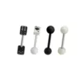 Multi-Pack Dice and Card Barbells 4 Pack - 14 Gauge at Spencer's