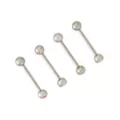 Multi-Pack CZ Multi-Color Barbells 14 Pack - 14 Gauge at Spencer's