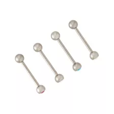 Multi-Pack CZ Multi-Color Barbells 14 Pack - 14 Gauge at Spencer's