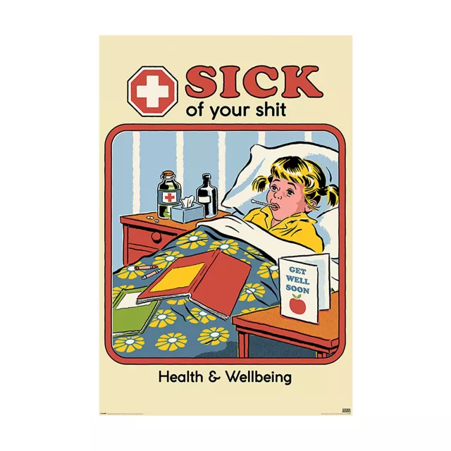 Sick of Your Shit Poster - Steven Rhodes at Spencer's