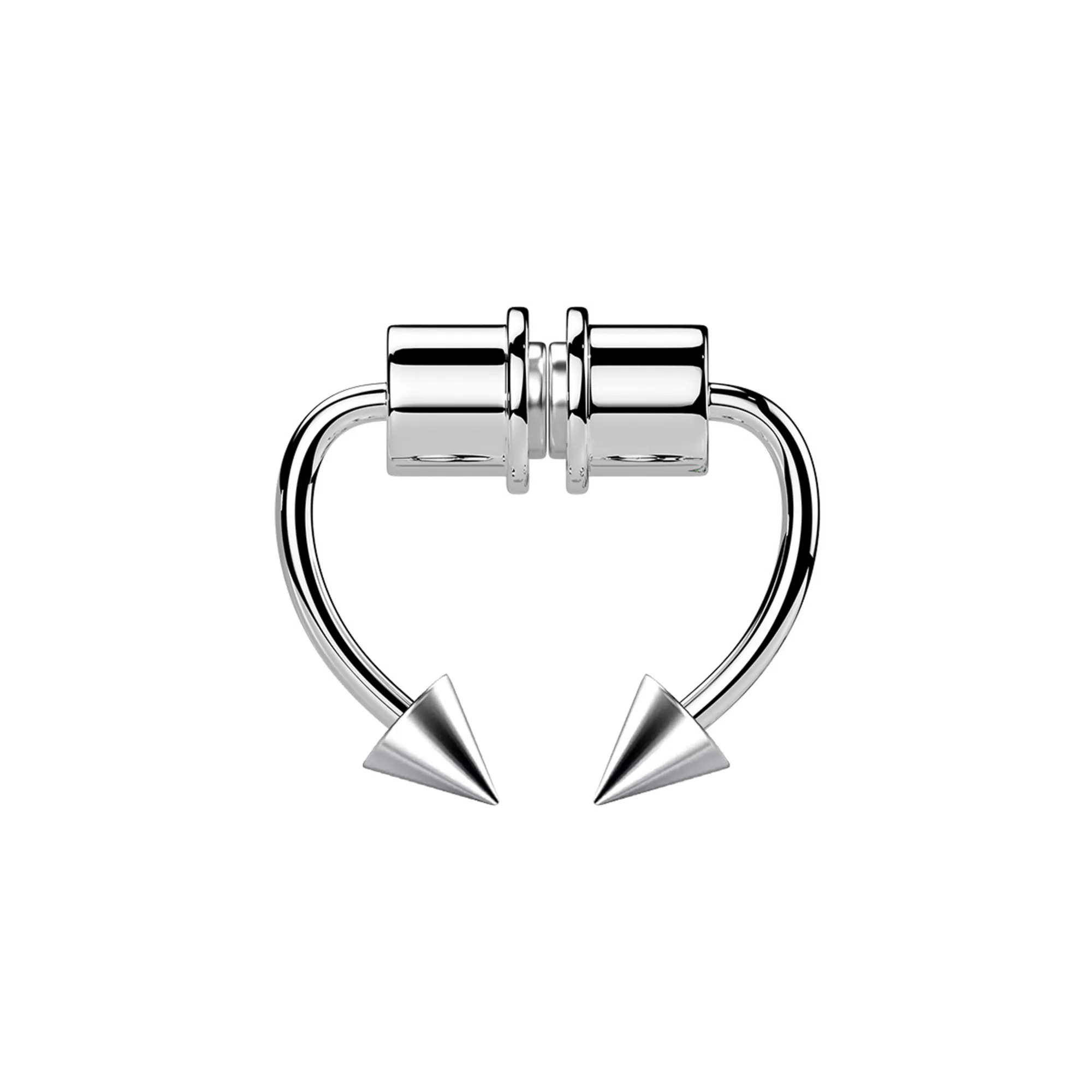Spiked Magnetic Fake Septum Ring at Spencer's