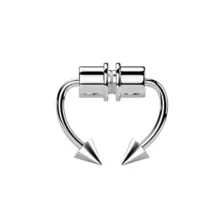 Spiked Magnetic Fake Septum Ring at Spencer's