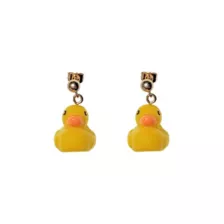 Yellow Duck Dangle Earrings at Spencer's