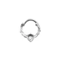 CZ Strawberry Hinged Septum Ring - 16 Gauge at Spencer's