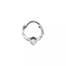 CZ Strawberry Hinged Septum Ring - 16 Gauge at Spencer's