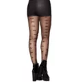 Bow All Over Print Stockings at Spencer's