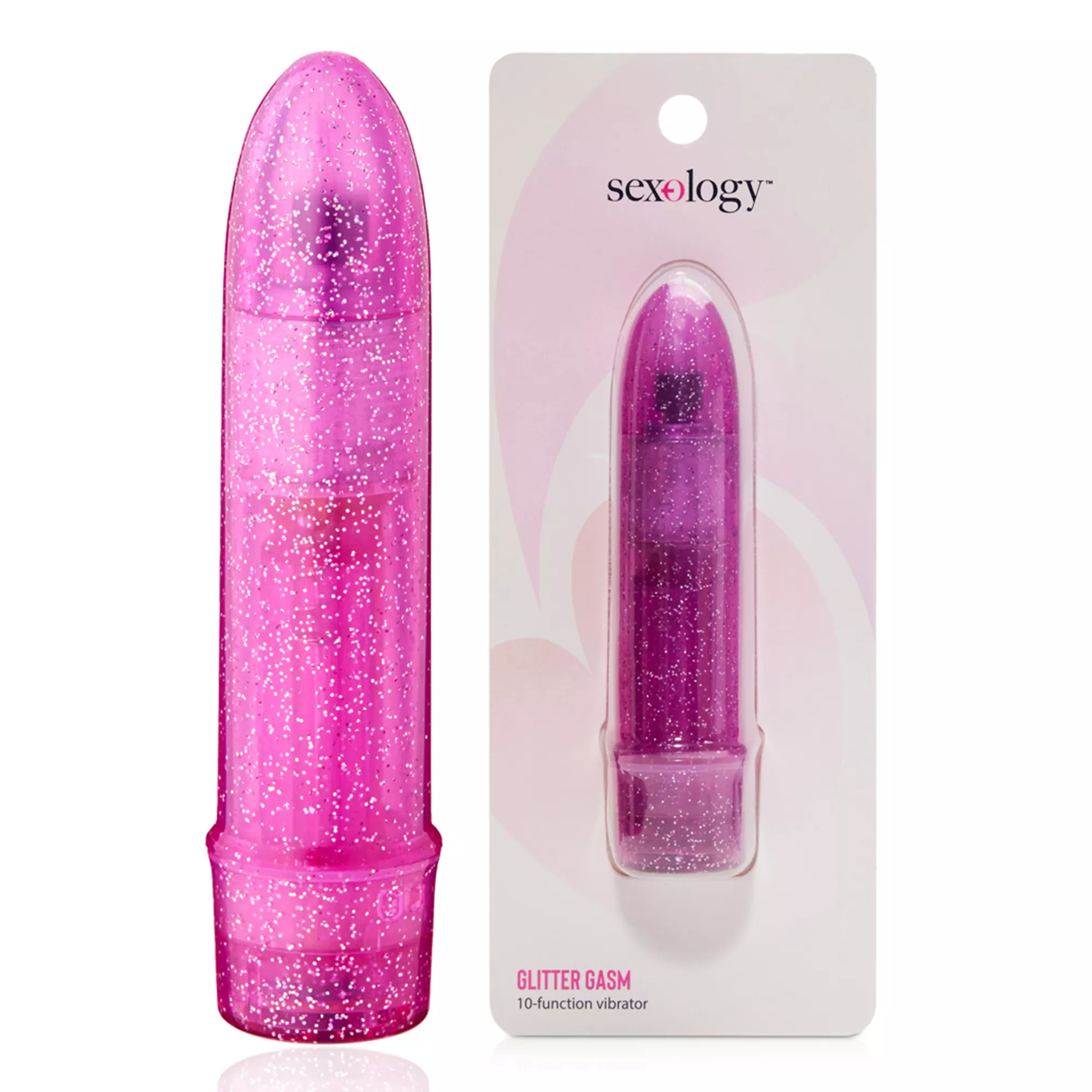 Glitter Gasm Bullet Vibrator - Sexology