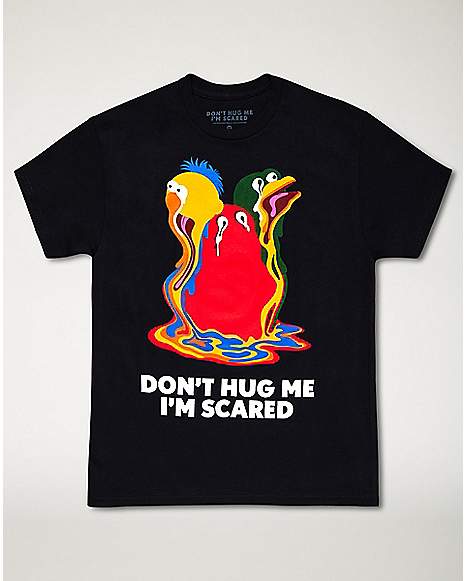Melting Don't Hug Me I'm Scared T Shirt - Spencer's