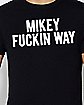 Black Mikey Fuckin Way T Shirt - My Chemical Romance