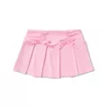 Pink Satin Bow Mini Skirt at Spencer's