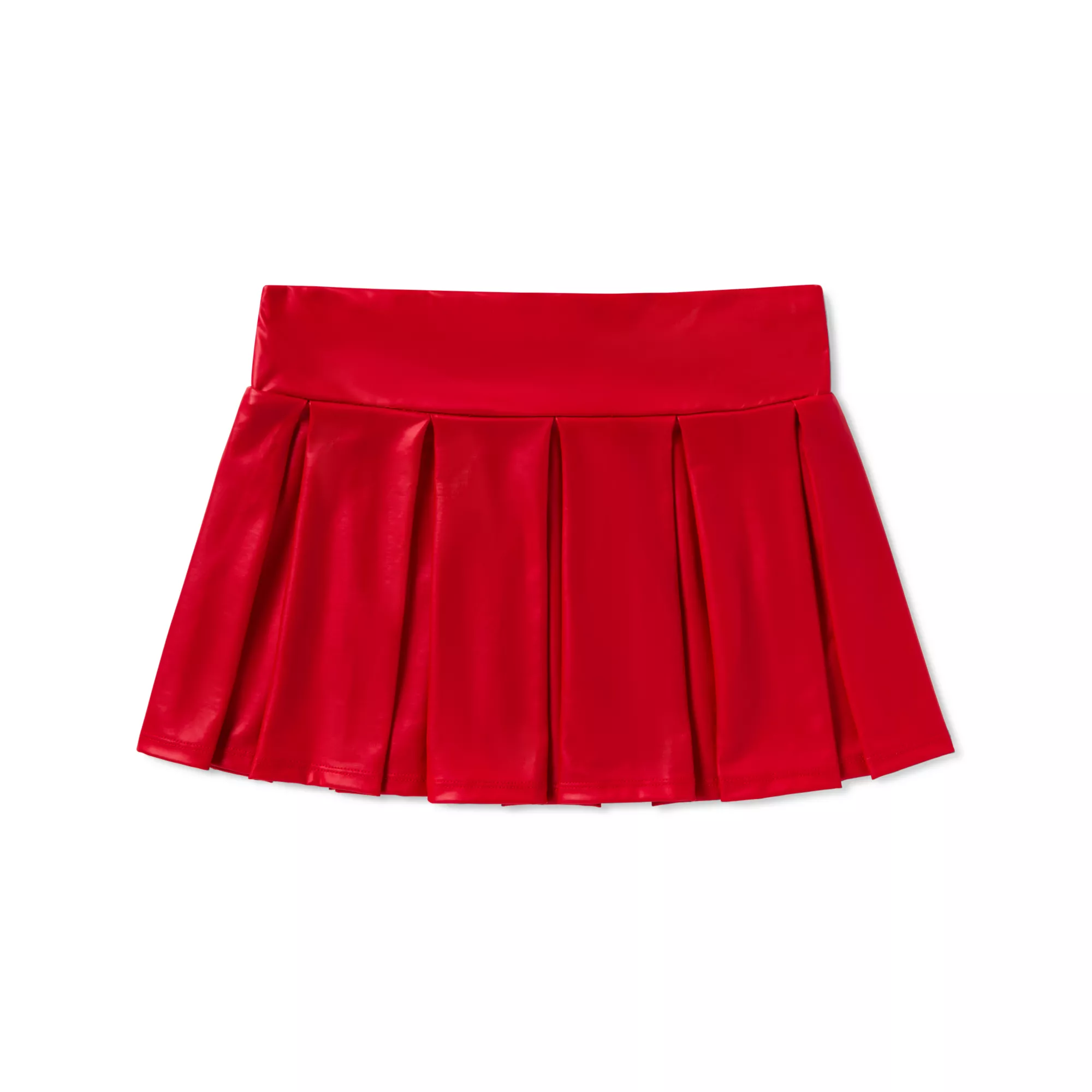 Red Pleather Mini Skirt at Spencer's