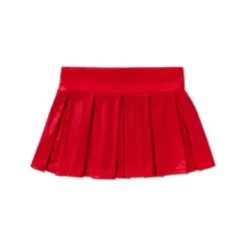 Red Pleather Mini Skirt at Spencer's